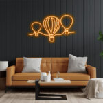 Hot Air Balloon Neon Sign