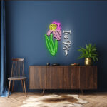Iris Flower Neon Sign