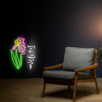 Iris Flower Neon Sign