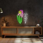 Iris Flower Neon Sign