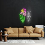 Iris Flower Neon Sign