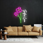 Iris Flower Neon Sign