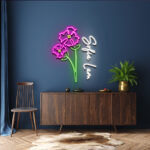 Iris Flower Neon Sign