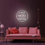Late Night Pizza Neon Sign 2