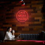 Late Night Pizza Neon Sign 3