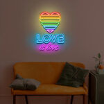 Love Is Love PRIDE Day Neon Sign