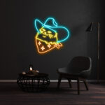 Meowdy Cowboy Cat Neon Sign 1
