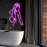 Minimalist Female Body Neon Sign