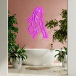 Minimalist Female Body Neon Sign 3