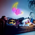 Moon Flower Neon Sign 1