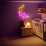 Moon Flower Neon Sign 3