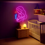 Mother and Baby Neon Sign