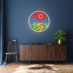 Mountain Neon Wall Art