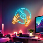 Music Disc Neon Sign