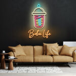 Neon Sign Boba Tea