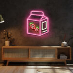 Neon Sign Strawberry Milk