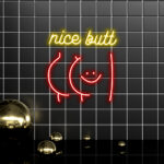 Nice Butt Neon Sign 1