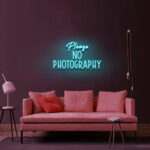 No Camera Neon Sign