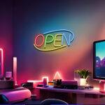 Open Neon Sign 1