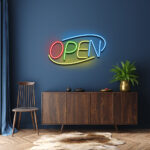 Open Neon Sign