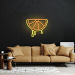 Orange Slide Neon Sign 2