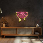 Orange Slide Neon Sign 3