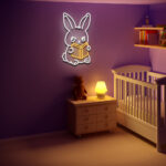 Rabbit Neon Sign 3