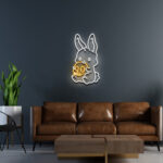 Rabbit Skull Neon Sign 2