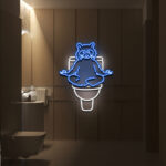 Racoon Bathroom Sign 1
