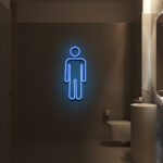 Restroom Symbol Neon Sign 1