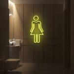 Restroom Symbol Neon Sign 2