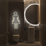 Restroom Symbol Neon Sign 3