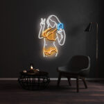 Selfie Girl Neon Sign 2