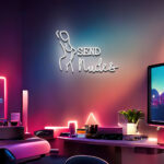 Send Nude Neon Sign