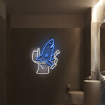 Shark Bathroom Sign 3