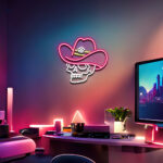 Skull Neon Led 3