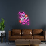 Skull With Snake Neon Sign 1