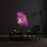 Skull With Snake Neon Sign 3