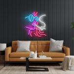 Smoking Girl LED Neon 1