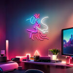 Smoking Girl LED Neon
