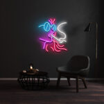 Smoking Girl LED Neon 2