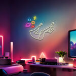 Space Head Neon Sign