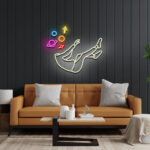 Space Head Neon Sign 3