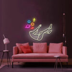 Space Head Neon Sign 4