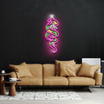 Sword With Snake Neon Sign