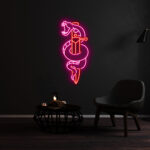 Sword With Snake Neon Sign