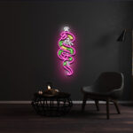 Sword With Snake Neon Sign