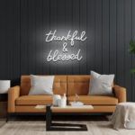 Thankful & Blessed Sign