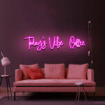 Today Vibes Coffee Neon Sign