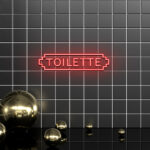Toilette Door Neon Sign 3